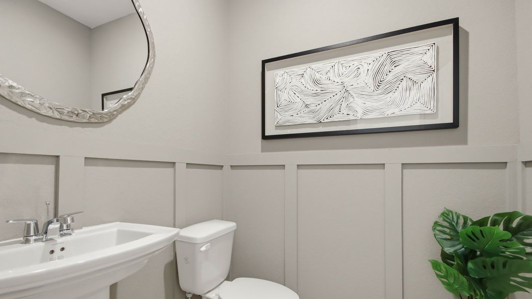 Furnished interior in a model home at East Williams Cove in Conroe (Image 6). Furnished interior in a model home at East Williams Cove in Conroe (Image 6).