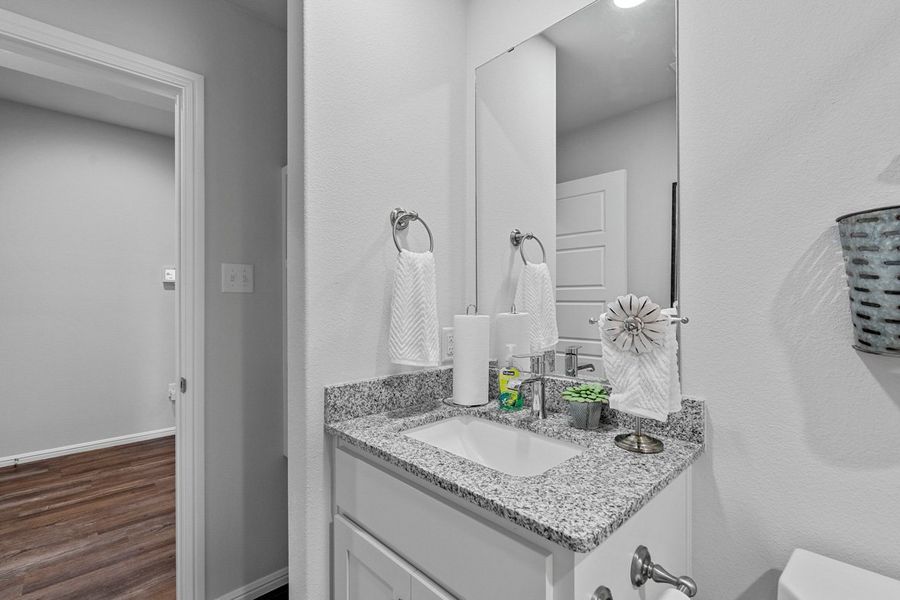 Furnished interior in a model home at Faculty Row in Abilene (Image 31).