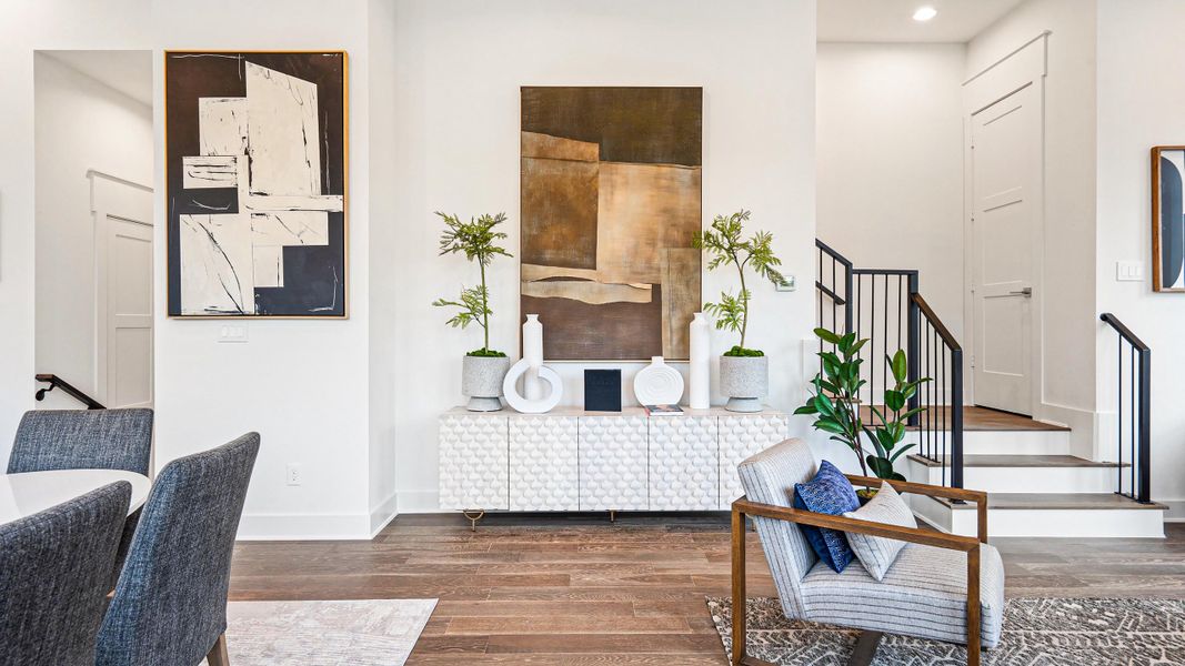 Furnished interior in a model home at Downtown Round Rock – The Depot in Round Rock (Image 11).