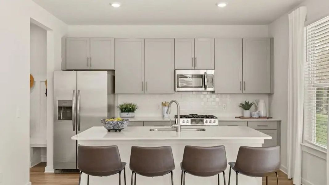 Furnished interior in a model home at Avery Trace in Gallatin (Image 3).
