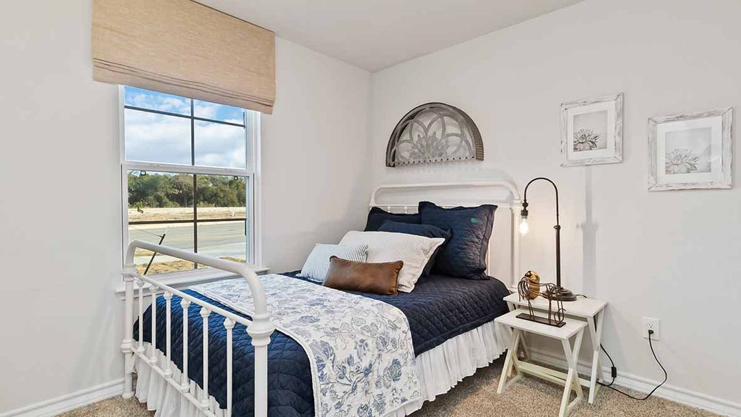 Furnished interior in a model home at The Birch at Spencer Ranch in Boerne (Image 25).