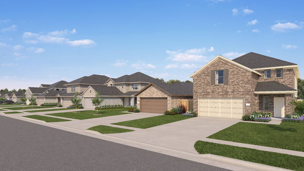 Cottage 3 Sided Streetscape