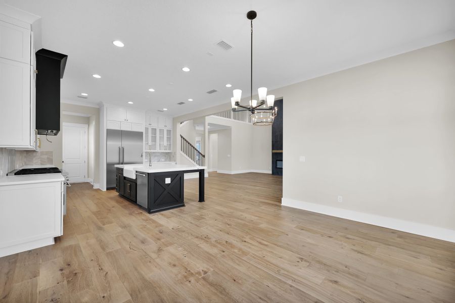 Furnished interior in a model home at Hidden Creek at SilverLeaf in St. Augustine (Image 37).