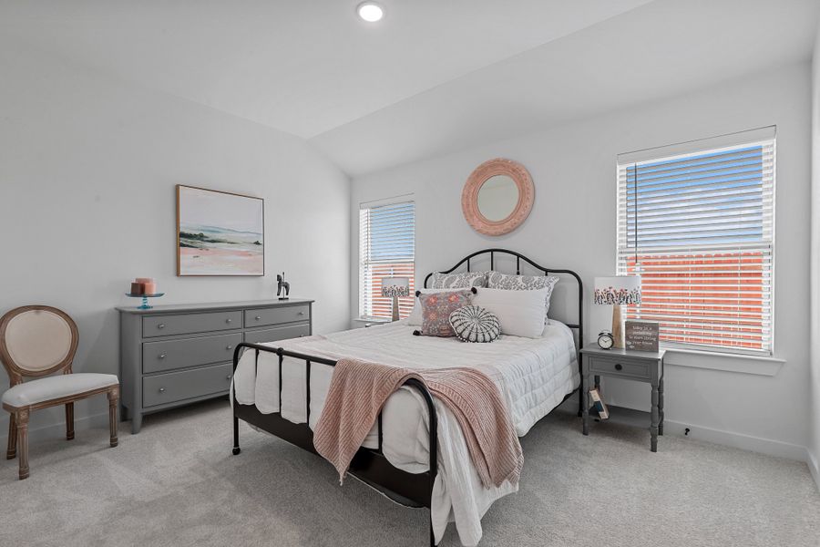 Furnished interior in a model home at Trail Creek in Cleburne (Image 5). Furnished interior in a model home at Trail Creek in Cleburne (Image 5).