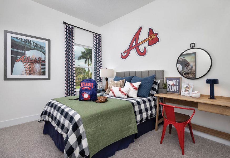Furnished interior in a model home at Palmera Wellen Park - Classic Series in Venice (Image 24).