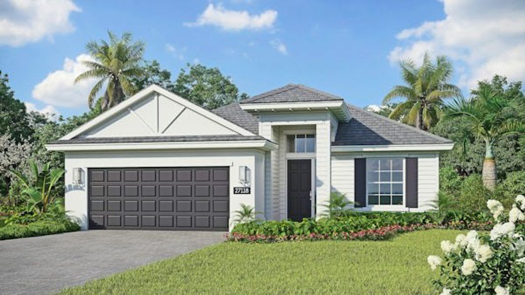 Front exterior of a home in the Lake Park at Tradition community, located in Port St. Lucie, FL (Image 39).