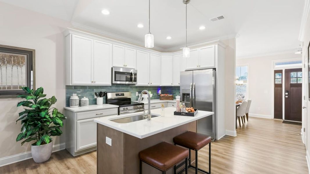 Furnished interior in a model home at Ravencrest in Roebuck (Image 16).