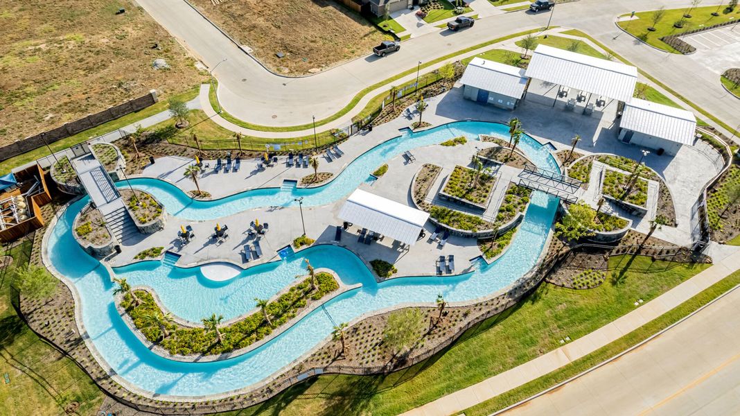 Resort-style lazy river