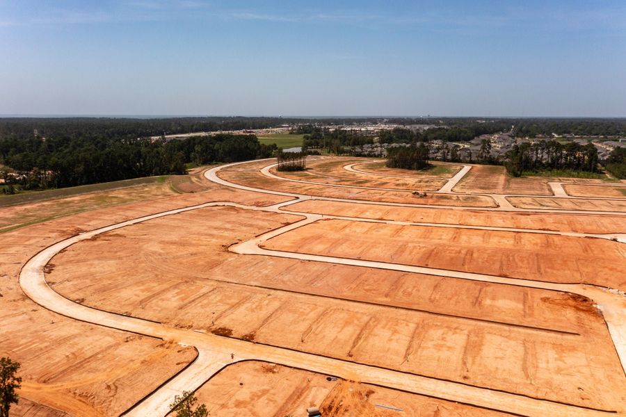 Site preparation and early development at The Pines at Seven Coves in Willis, TX (Image 56).