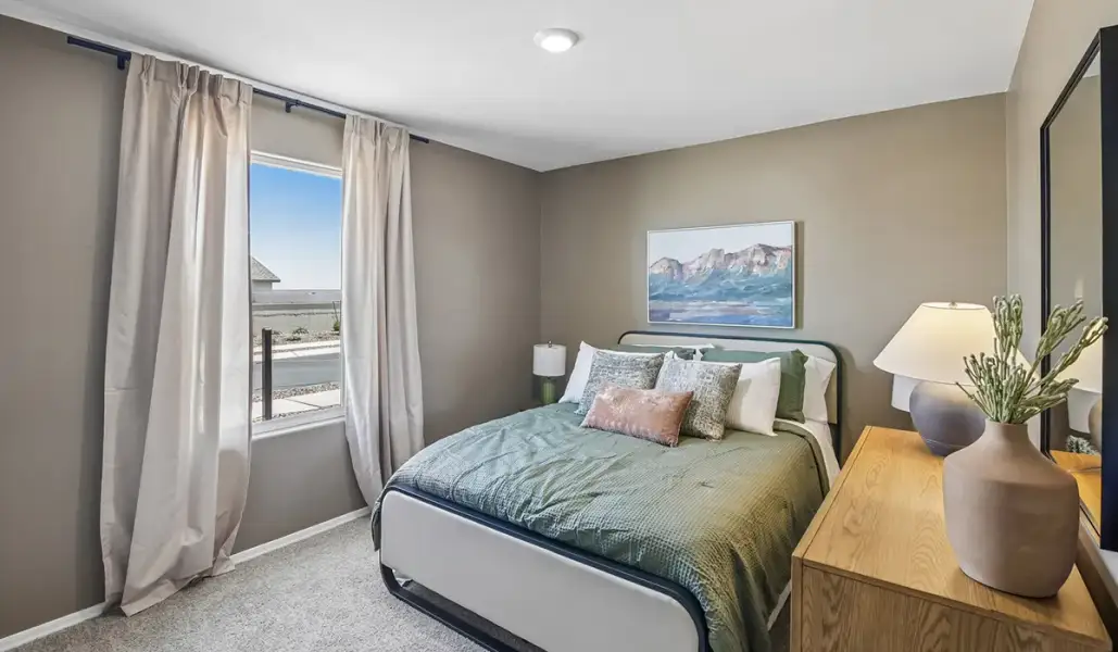 Furnished interior in a model home at Sorrel Ridge Estates in Tucson (Image 28).