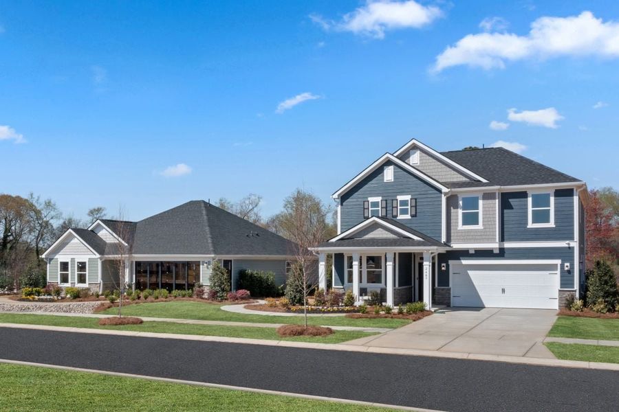 Front exterior of a home in the Wellington Pointe Classic Series community, located in Monroe, NC (Image 3).