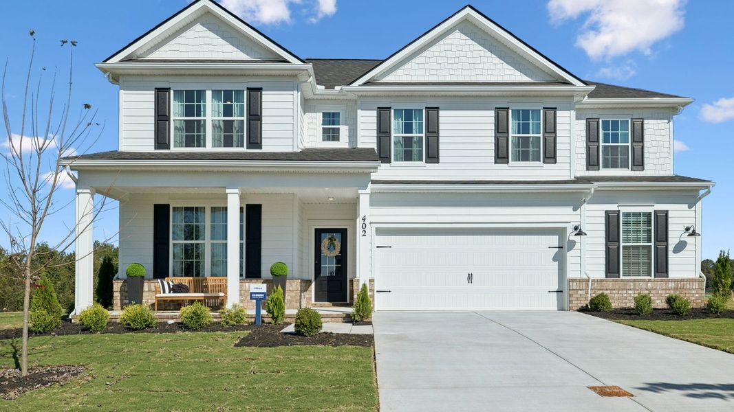 Front exterior of a home in the Harvest Point community, located in Spring Hill, TN (Image 10).