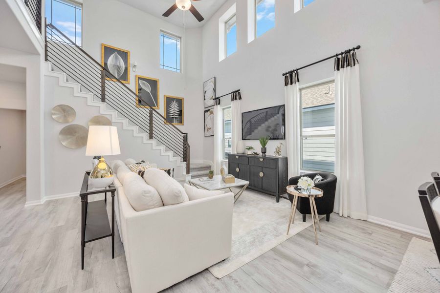 Tejas Village Model Home - Family Room Tejas Village Model Home - Family Room