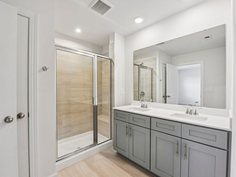 Furnished interior in a model home at Avalon in Gastonia (Image 5).