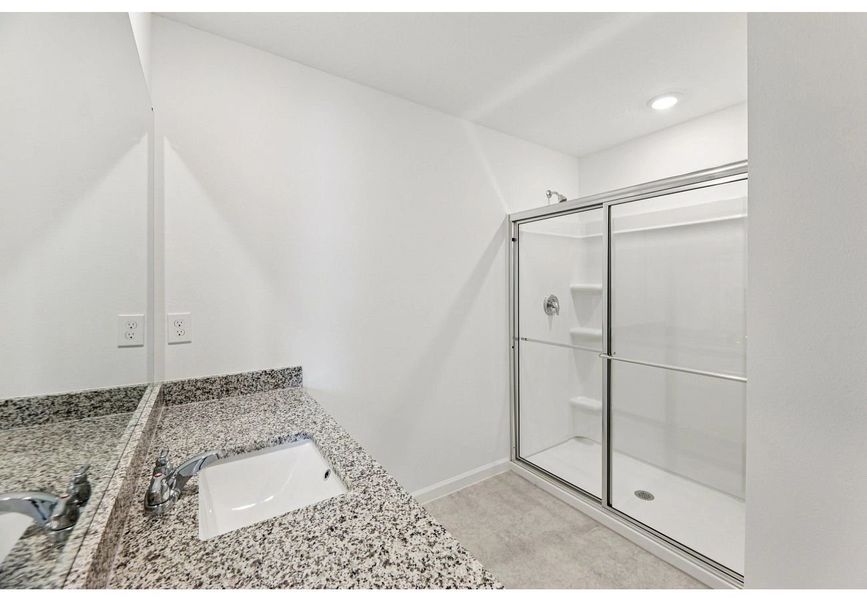 Furnished interior in a model home at Landings at Mount Olive in Polk City (Image 7). Furnished interior in a model home at Landings at Mount Olive in Polk City (Image 7).