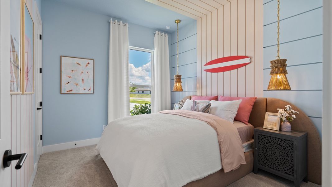 Furnished interior in a model home at Magnolia Bay 50' in Nokomis (Image 17).