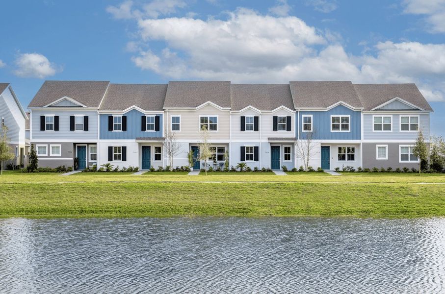 Front exterior of a home in the The Residences at Emerson Park community, located in Apopka, FL (Image 4).