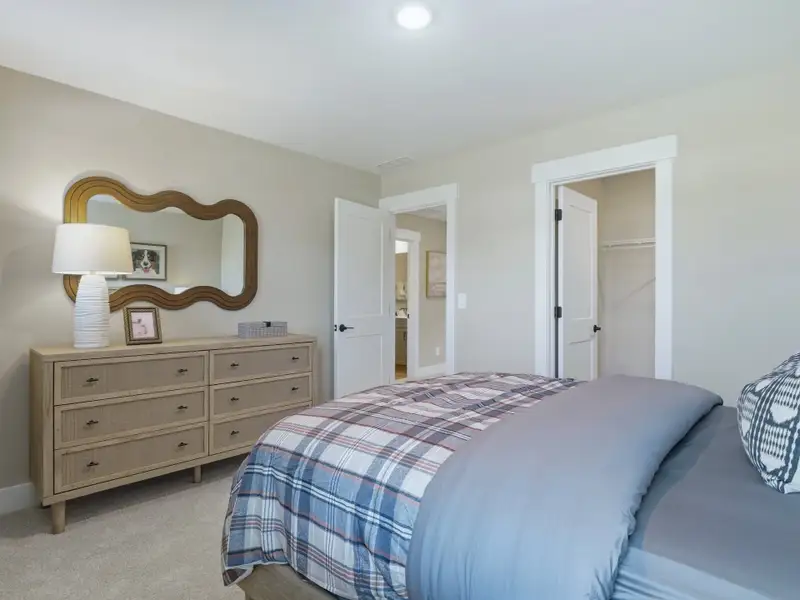 Furnished interior in a model home at Barrow Meadows in Zebulon (Image 22).