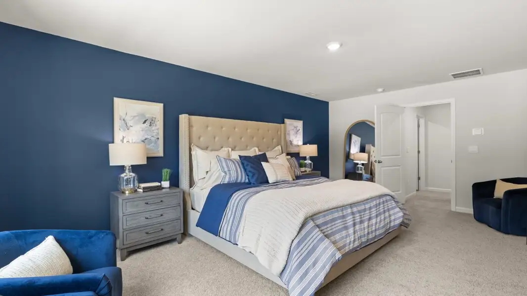 Furnished interior in a model home at Lost Creek in Dallas (Image 21).