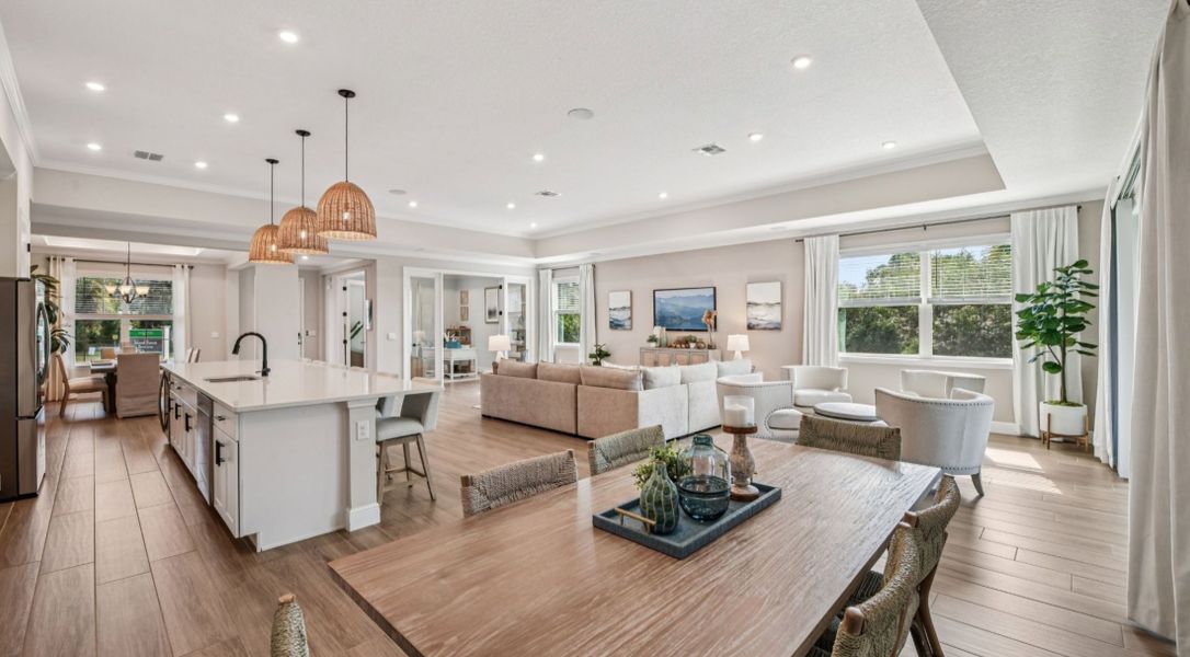 Furnished interior in a model home at Mount Plymouth Greens in Mount Plymouth (Image 6).