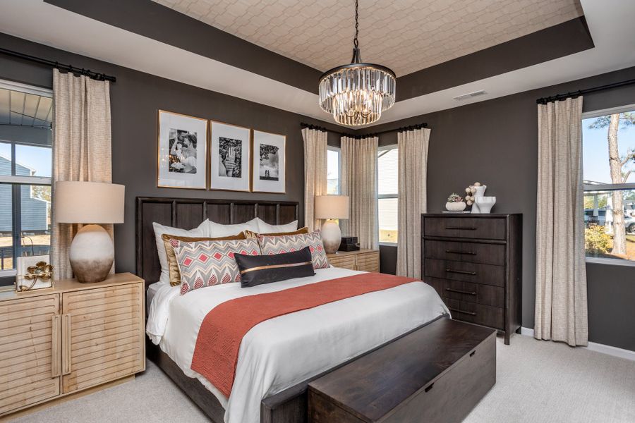 Furnished interior in a model home at Pembroke in Hope Mills (Image 6).