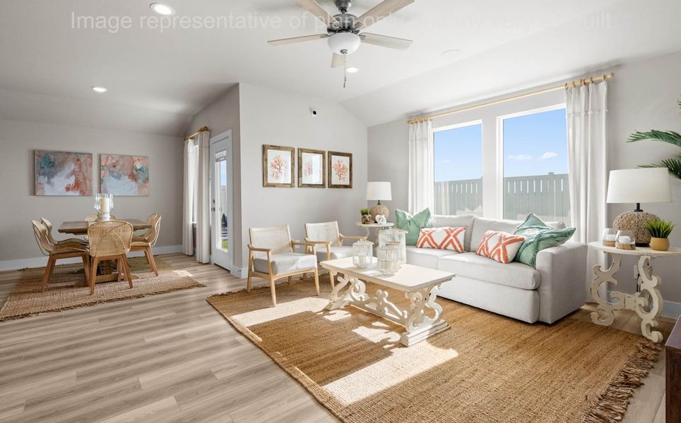 Furnished interior in a model home at The Islands of Rockport in Rockport (Image 27).