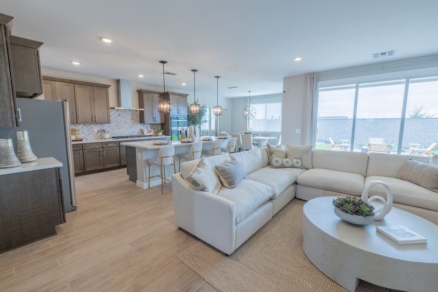 Furnished interior in a model home at Legacy Place in Glendale (Image 11). Furnished interior in a model home at Legacy Place in Glendale (Image 11).