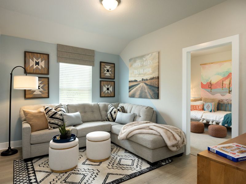 Furnished interior in a model home at Stetson Ridge in Marion (Image 7).
