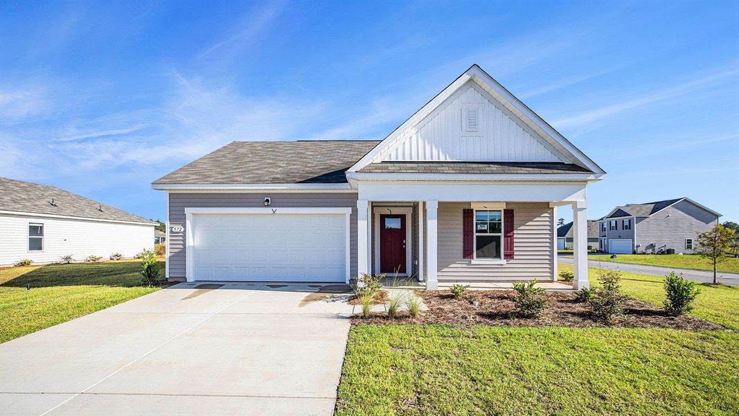 Front exterior of a home in the Jordanville Farms community, located in Galivants Ferry, SC (Image 5).
