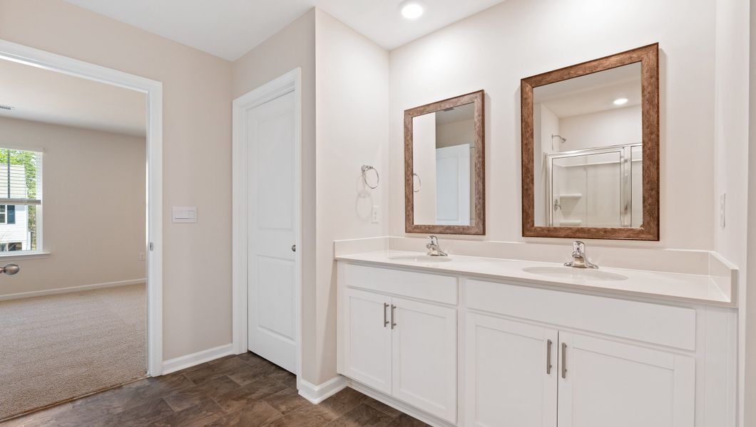 Furnished interior in a model home at Providence Walk in Hendersonville (Image 12).