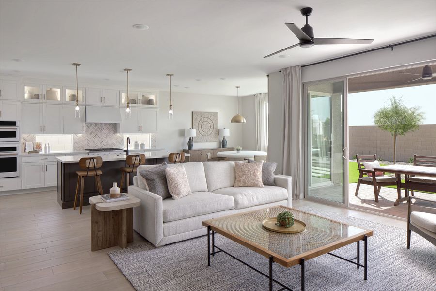 Furnished interior in a model home at Aloravita in Peoria (Image 6). Furnished interior in a model home at Aloravita in Peoria (Image 6).