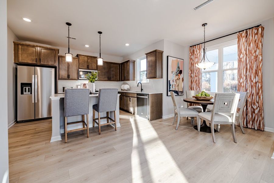 Furnished interior in a model home at Holston in Fuquay Varina (Image 21).