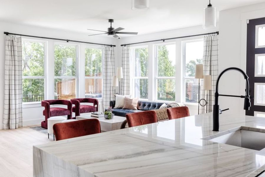 Furnished interior in a model home at Enclave at Chadwick Farms in Northlake (Image 23). Furnished interior in a model home at Enclave at Chadwick Farms in Northlake (Image 23).