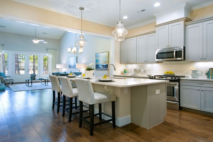 Furnished interior in a model home at Fairway Villas at Croasdaile - Durham - Robuck Homes in Garner (Image 5). Furnished interior in a model home at Fairway Villas at Croasdaile - Durham - Robuck Homes in Garner (Image 5).