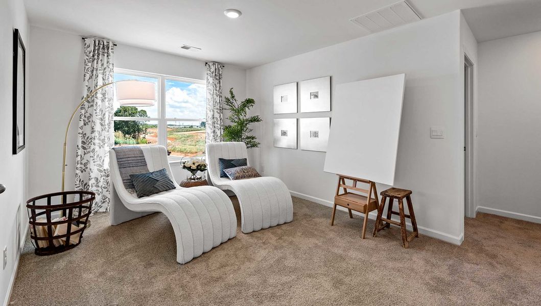 Furnished interior in a model home at Hunters Ridge in Woodruff (Image 18). Furnished interior in a model home at Hunters Ridge in Woodruff (Image 18).