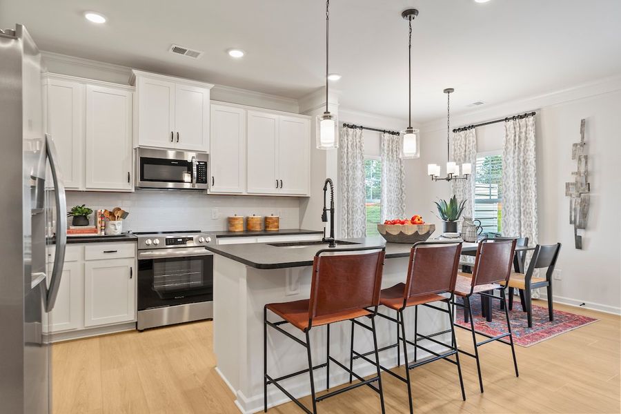 Furnished interior in a model home at Glendale Towns in Conyers (Image 67). Furnished interior in a model home at Glendale Towns in Conyers (Image 67).