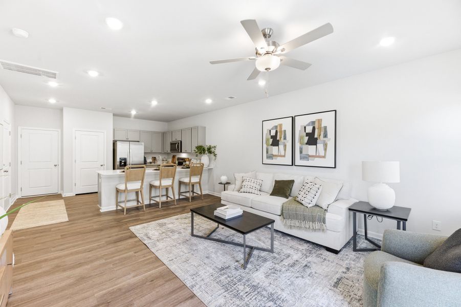 Sandy Hollow Townhomes, a new home community in Jacksonville, NC