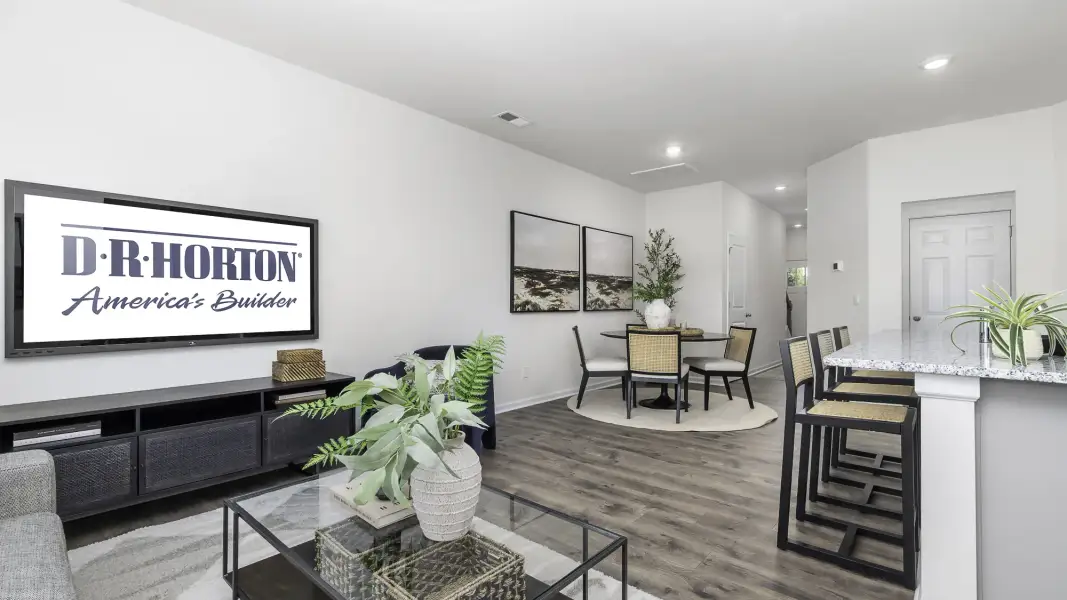 Furnished interior in a model home at Hastings Farm in Kernersville (Image 5).