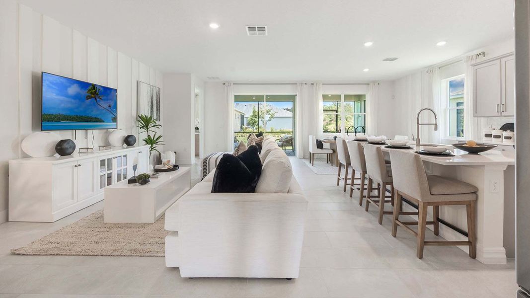 Furnished interior in a model home at Lakes of Mount Dora in Mount Dora (Image 5).