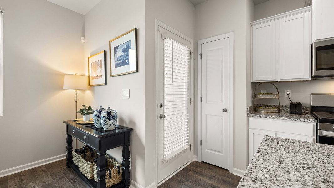 Furnished interior in a model home at Laurel Park Townhomes in Hephzibah (Image 10).