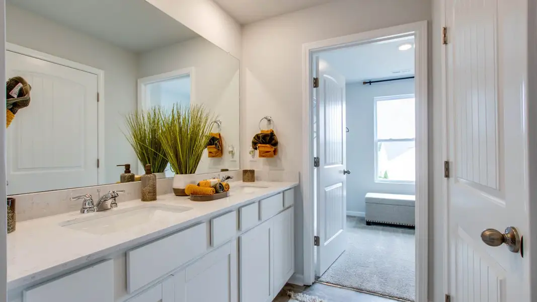 Furnished interior in a model home at River Landing in Murfreesboro (Image 7).