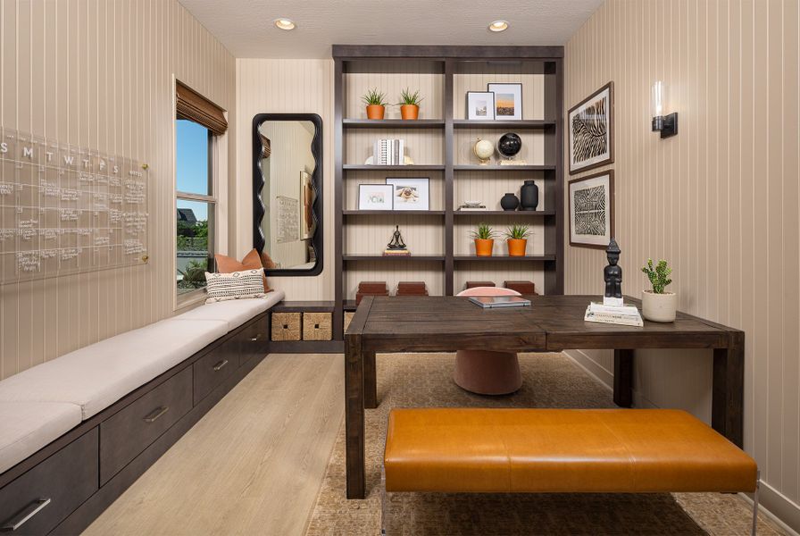 Furnished interior in a model home at Saddleback Passage in Peoria (Image 5).