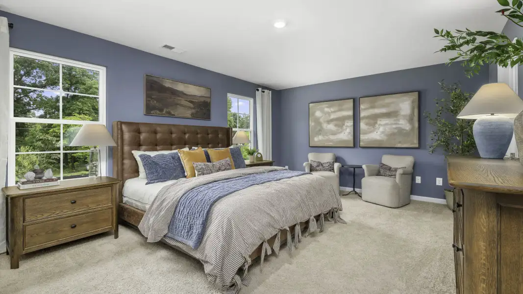 Furnished interior in a model home at Neal Place in Stokesdale (Image 12).