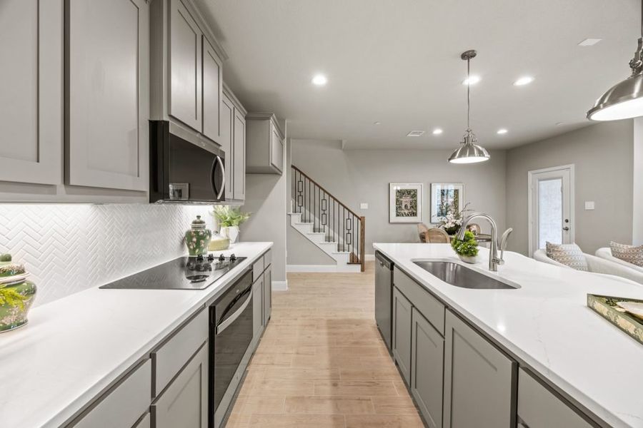 Furnished interior in a model home at Sereno Oaks at Buckner Terrace in Dallas (Image 6).