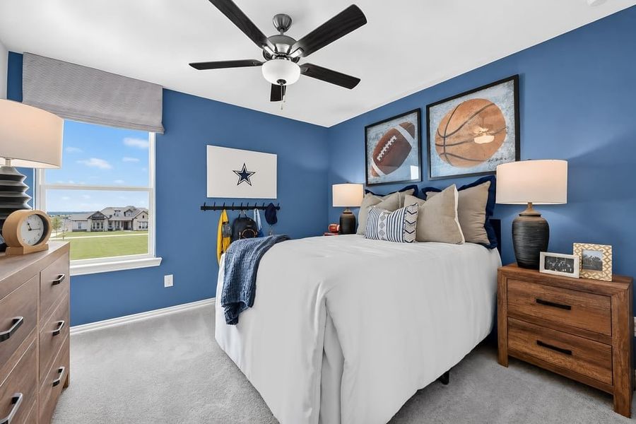 Furnished interior in a model home at Madero 50s in Haslet (Image 131). Furnished interior in a model home at Madero 50s in Haslet (Image 131).