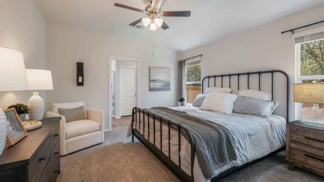 Furnished interior in a model home at August Trails in Needville (Image 12). Furnished interior in a model home at August Trails in Needville (Image 12).