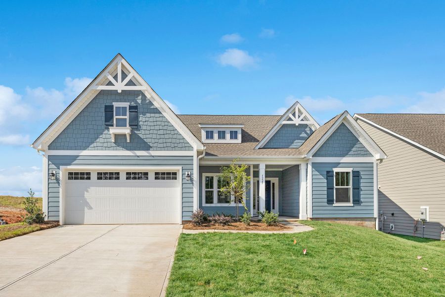 Front exterior of a home in the Edgewater - The Greens community, located in Lancaster, SC (Image 2).