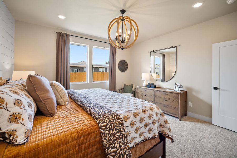 Furnished interior in a model home at The Glen-12 in Colorado Springs (Image 35).