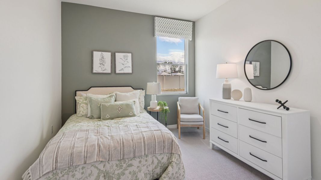 Furnished interior in a model home at Briarwood in Alachua (Image 12).