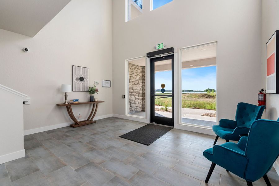 Furnished interior in a model home at The Lakes at Centerra in Loveland (Image 8).